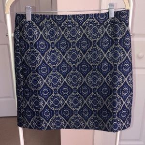 Brocade J Crew Skirt